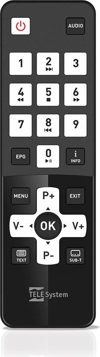 Produktbild Telesystem Digitaler terrestrischer Decoder Dvb-t T2 Hd (DVB-T2, DVB-T)