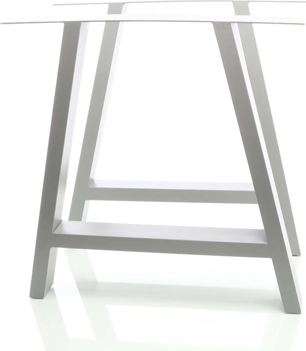 Actual product image Wiltec XPOtool table legs 2x table frame grey A-shape 70x72cm Industrial table runners