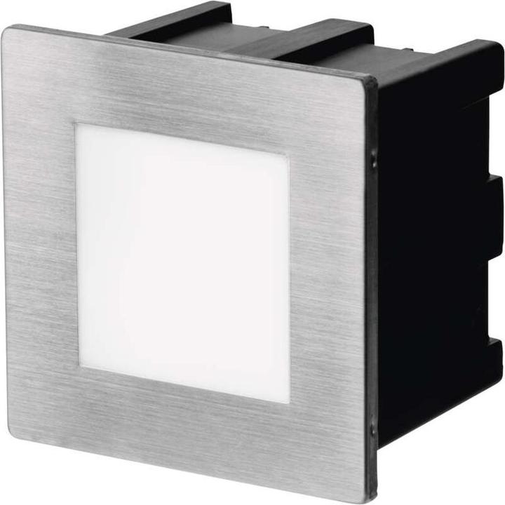 Image du produit Emos Luminaire LED pour escalier - encastré 80×80 1,5W neut. blanc IP65 (65 lm)
