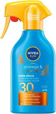 Immagine prodotto NIVEA SUN PROTEGE&BRONCEA pistola SPF30 270 ml (Spray solare, SPF 30, 270 ml)