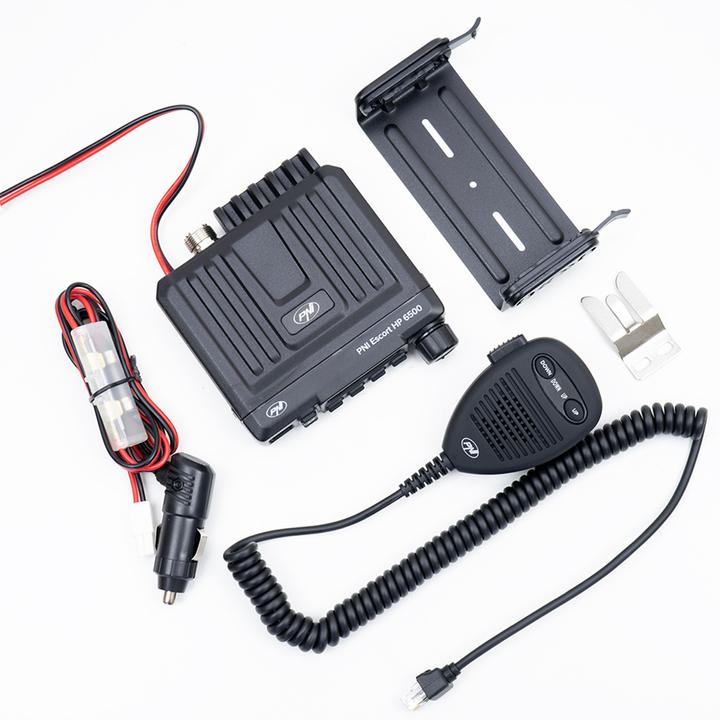 Immagine prodotto PNI Radio CB Escort HP 6500, multistandard, 4 W, AM-FM, 12 V, ASQ, RF Gain, presa accendisigari