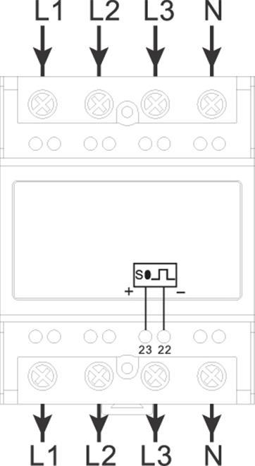 Image du produit As - Schwabe Compteur d'énergie sur rail DIN Appareil à montage en ligne