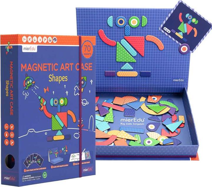 Actual product image mierEdu Magnetic Art Case - Shapes - (ME152) (70 x)