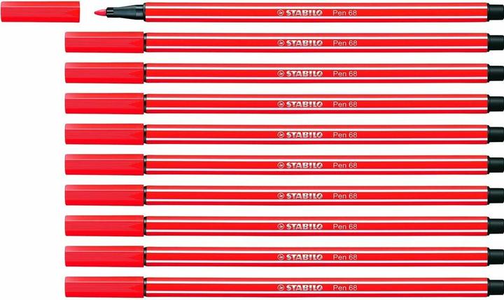 Energielabel STABILO Pen 68 (Rood, 10 x)