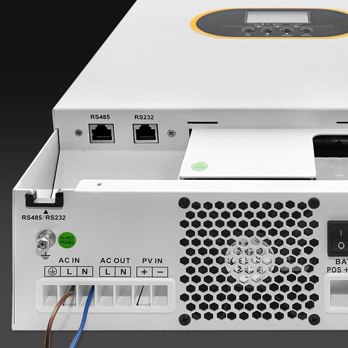 Produktbild Qoltec 3 5 kVA netzunabhängiger Hybrid-Solarwechselrichter | 3 5 kW | 100 A | MPPT | LCD-Anzeige | B