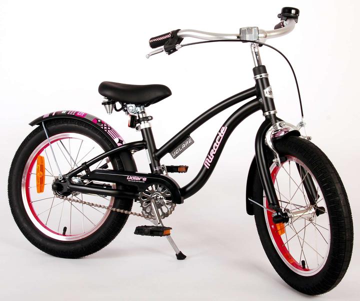 Immagine prodotto Volare Bicicletta per bambini Miracle Cruiser - Meisjes- 16 pollici - Mat Zwart - Prime Collection (16")