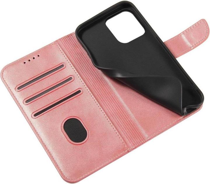 Produktbild Hurtel Magnethülle für Samsung Galaxy A34 5G Cover mit Flip Wallet Stand Pink (Samsung Galaxy A34 5G)