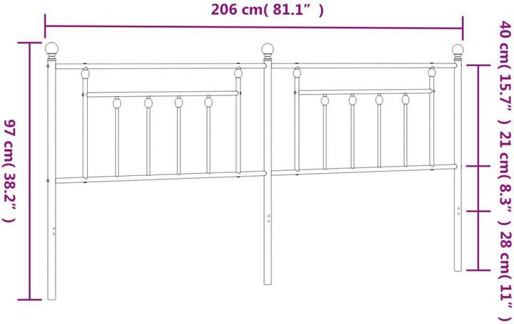 Image du produit VidaXL Paola (206 x 3 x 97 cm)
