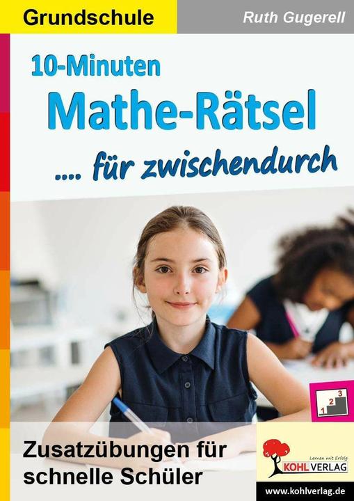 Actual product image 10-Minuten-Mathe-Rätsel für zwischendurch (German, Ruth Gugerell, 2024)