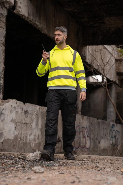 Actual product image Korntex Hi-Vis Hoodie (M)