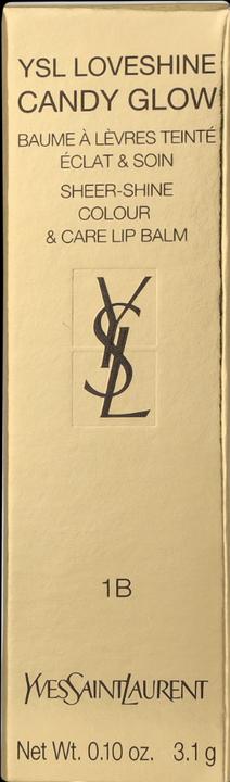 Produktbild Yves Saint Laurent YSL LOVESHINE CANDY GLOW Lippenbalsam #1B 1 u (Pflegestift)