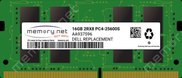 Actual product image Dell DDR4 RAM AA937596 SNPWTHG4C/16G 1x 16 (1 x 16GB, 3200 MHz, DDR4-RAM, SO-DIMM)
