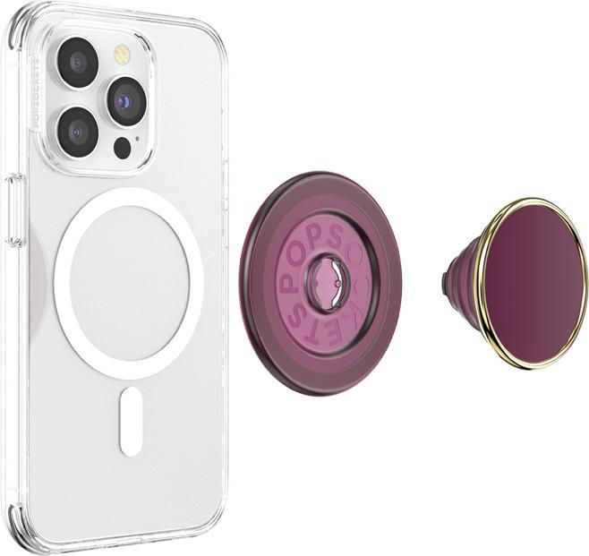 Image du produit PopSockets PopGrip Round pour MagSafe - Bague d'adaptation pour MagSafe incluse - Socle extensible et
