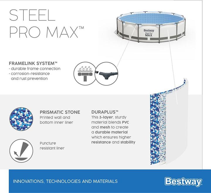 Image du produit Bestway Steel Pro Max (Ø 366 x 122 cm)