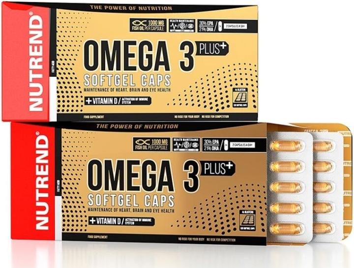 Image du produit Nutrend Omega 3 Plus (120 pièce(s), Capsules)