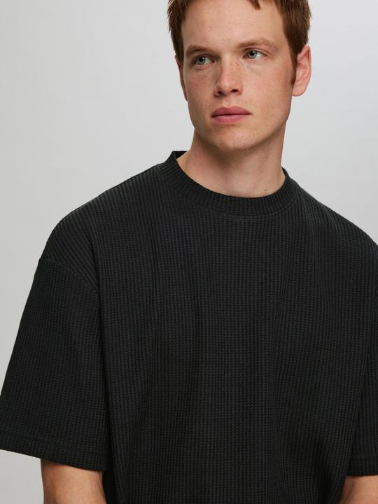 Actual product image Selected Homme Relaxed Fit Waffelmuster T-Shirt (XL)