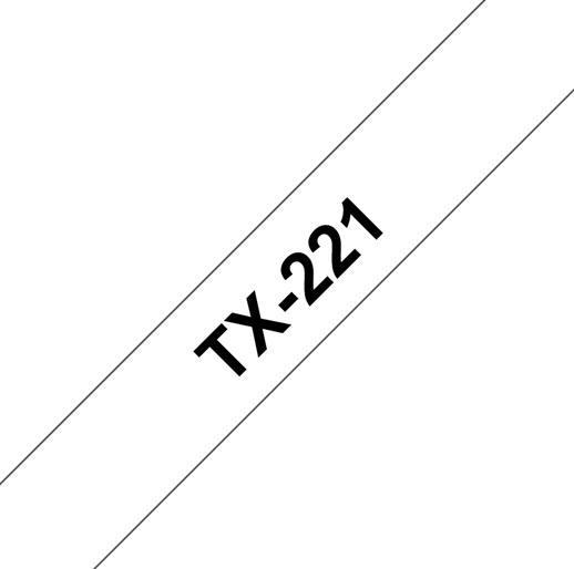 Produktbild Brother Tx-221 (0.90 cm, Schwarz, Weiss)