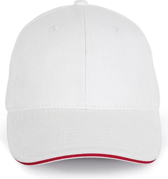 K-up Cappello a sandwich a contrasto - 6 pannelli - cotone organico (Taglia unica)