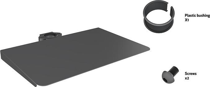 Produktbild Multibrackets AV Träger, Metall, Plastik zu M Pro System (AV-Halter)