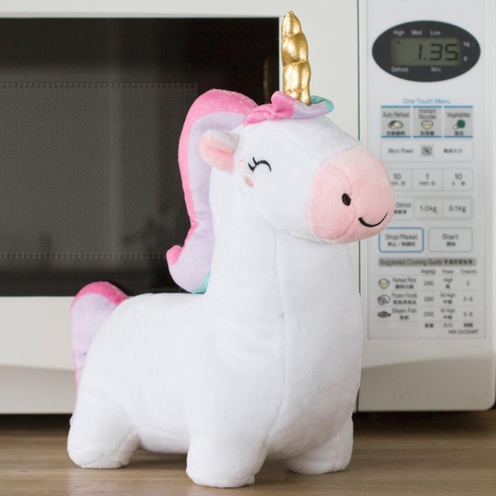 Produktbild Novelty Mikrowelle Wärmekuscheltier Unicorn