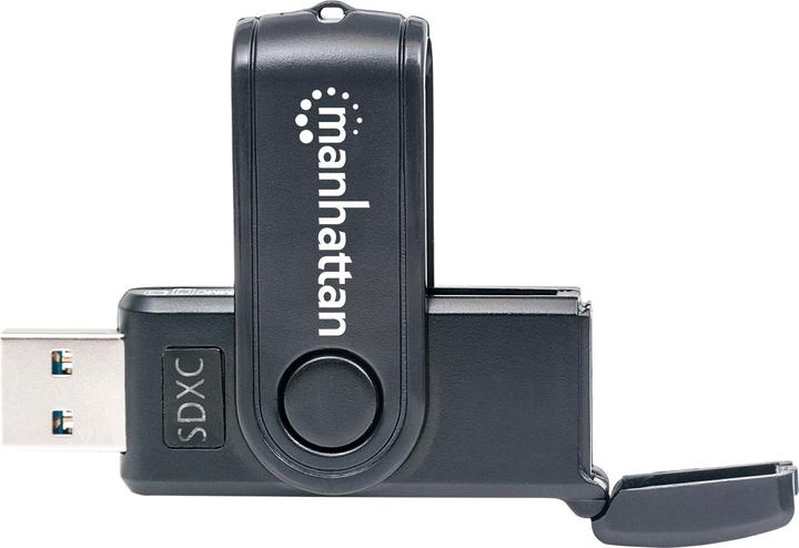 Image du produit Manhattan Mini lecteur-écrivain multi-cartes (USB 3.0)