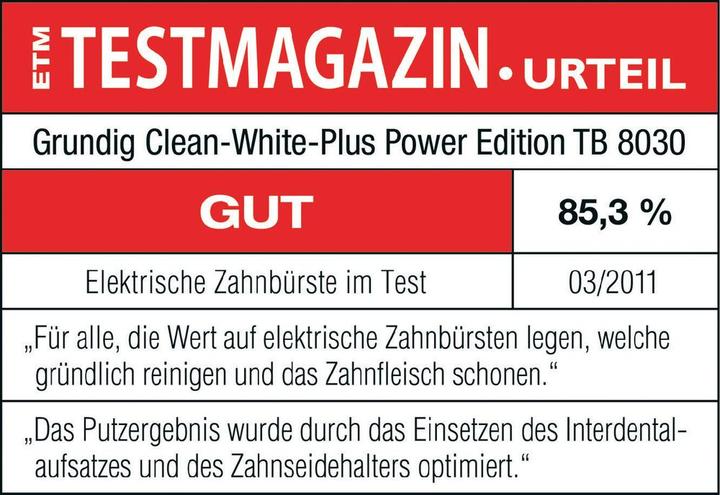 Produktbild Grundig TB 8030 (Schallzahnbürste)