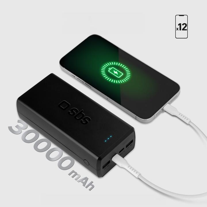 Actual product image SBS Power Bank (30000 mAh, 20 W, 111 Wh)