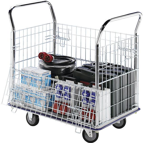 Produktbild kaiserkraft Gitterwagen, verzinkte Seitengitter (370 kg)