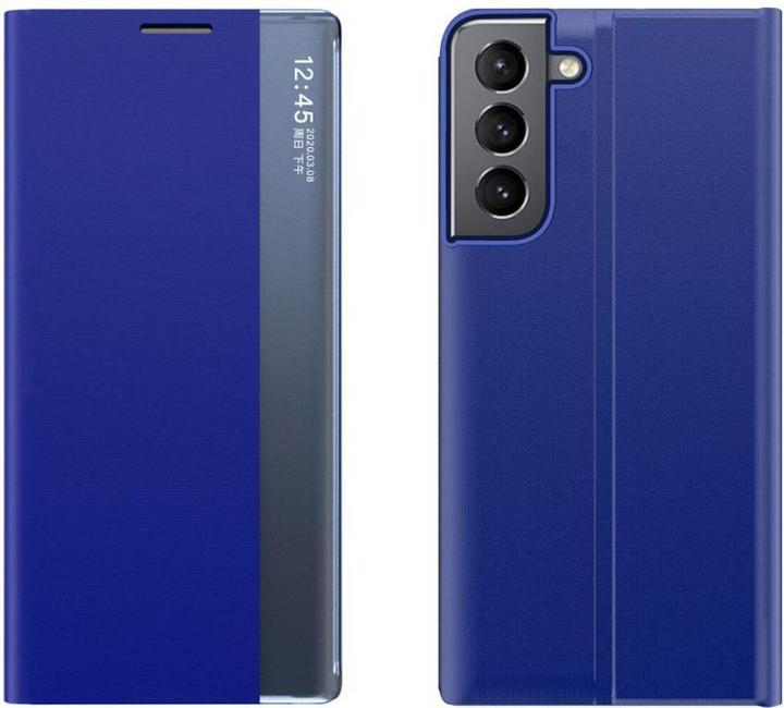 Hurtel Nuova custodia Sleep per Samsung Galaxy S23 con supporto pieghevole blu (Samsung Galaxy S23)