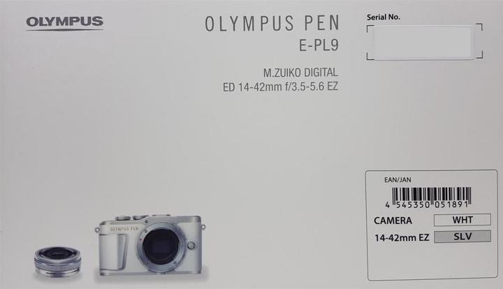 Actual product image Olympus PEN E-PL9 Kit (14 - 42 mm, 16.10 Mpx, Micro Four Thirds)