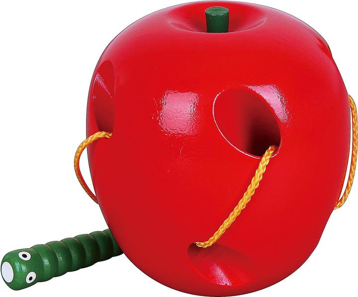 Viga Toys Jeu d'enfilage pomme et chenille