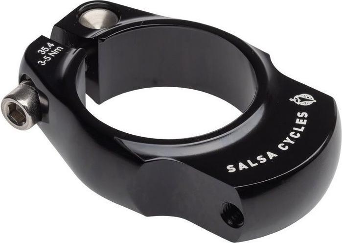 Salsa Rack-Lock Sattelklemme mit Gepäckträgeraufnahme, 35.4mm, black