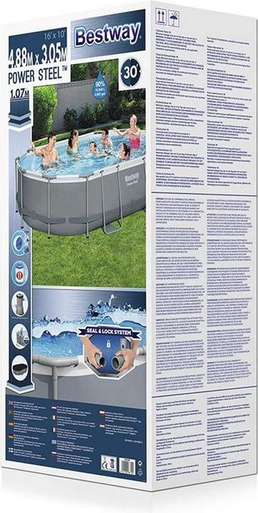 Produktbild Bestway Pool Steel Pro Max 488 x 305 x 107 (488 x 305 x 107 cm)