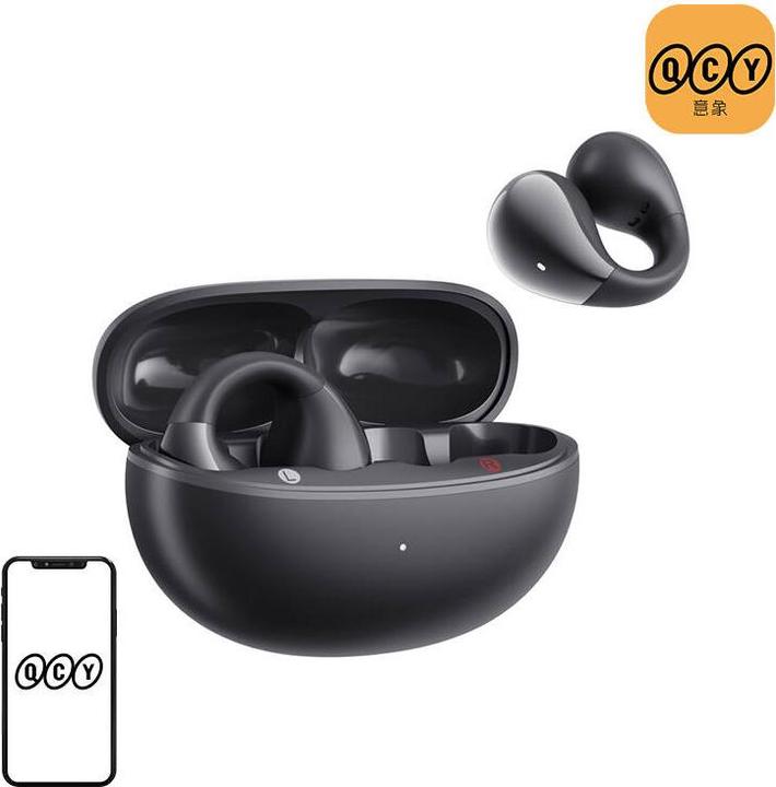 Produktbild QCY Crossky Clip T33 Headphones (black) (5 h, Kabellos)