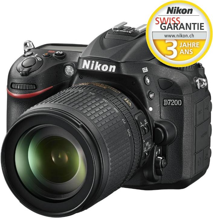 Produktbild Nikon D7200 Kit (18 - 105 mm, 24.20 Mpx, APS-C / DX)