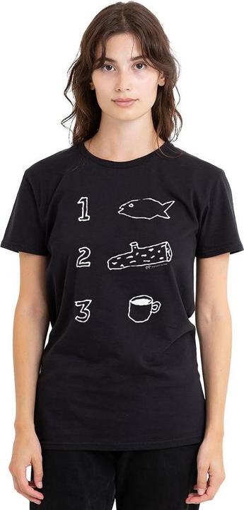 Immagine prodotto Twin Peaks Coffee Log Fish Maglietta Adulto Unisex (XL)