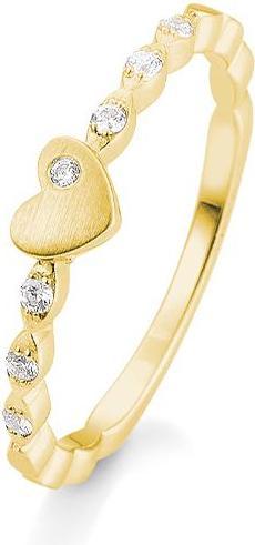 Immagine prodotto Breuning Anello di fidanzamento a cuore (58, Oro 750/18 K)