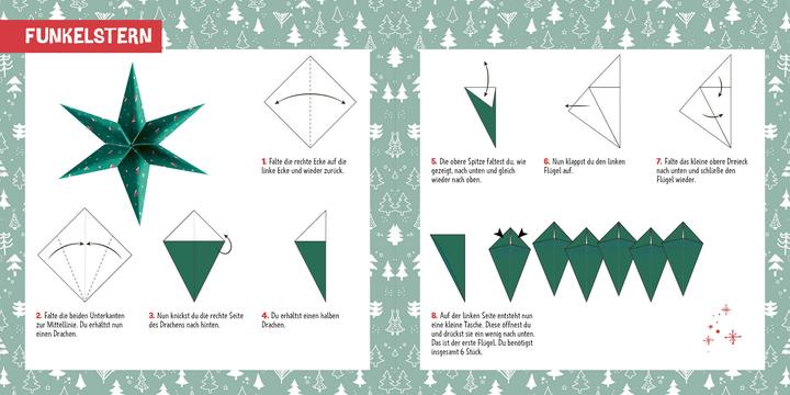 Actual product image 111 x Fold stars - Merry Christmas!