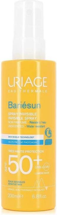 Image du produit Uriage Sun SPF50 Light Spray FF 200ml (Spray solaire, SPF 50, 200 ml, 200 g)