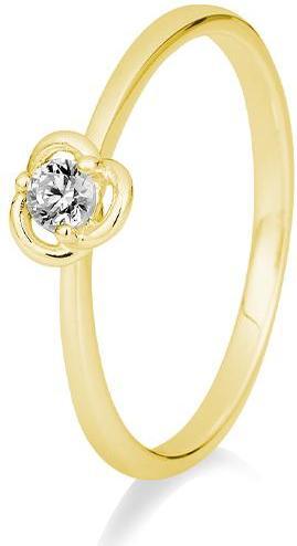 Image du produit Breuning BAGUE - Sertissage de roses avec brillant (53, Or 585/14 K)