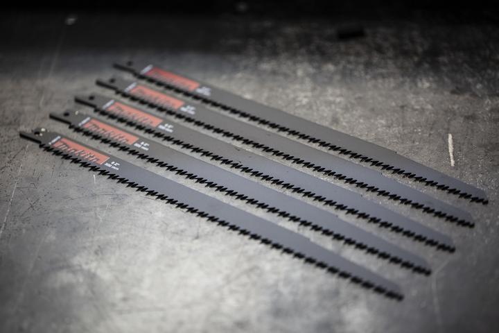 Actual product image Makita Bi-metal reciprocating saw blade / 6 TPI, 5 pieces for wood