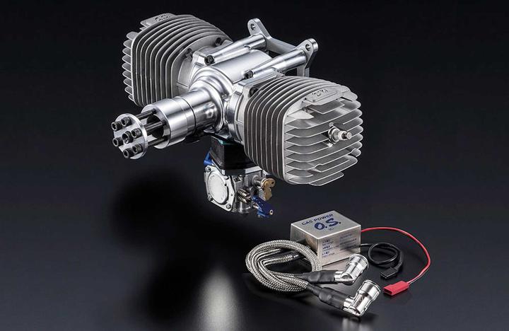 Actual product image O.S. Engines O.S. GT120T 2-cyl. petrol engine