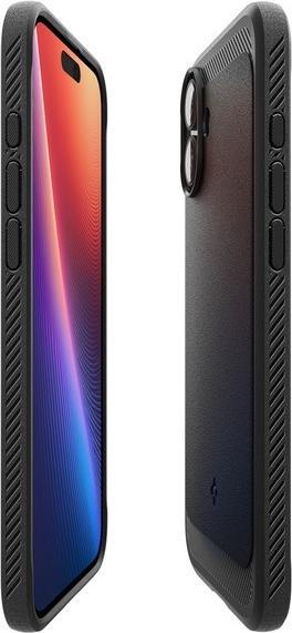 Actual product image Spigen Rugged Armor Mag Magsafe case for iPhone 16 Plus 6,7" matte black (Apple iPhone 16 Plus)