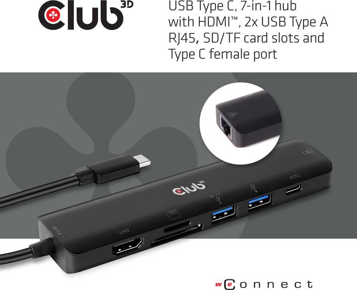 Actual product image Club 3D CSV-1592 (USB-C, 2 Ports)