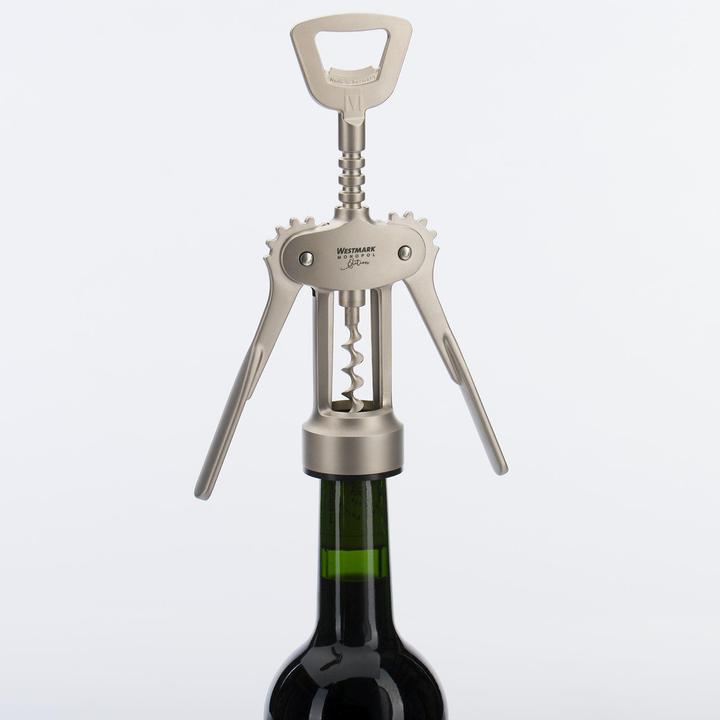Actual product image Westmark Lever corkscrew "Fino", satin finish, 20x7.5x4 cm (1148 89 (Lever corkscrew)