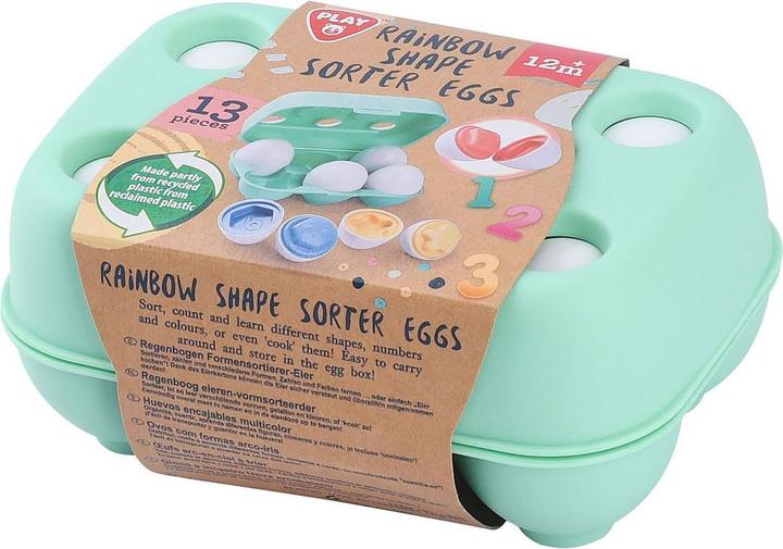 Image du produit PlayGo Rainbow Shape -Sorter Eggs - 13 Pcs* (oeufs de poule)