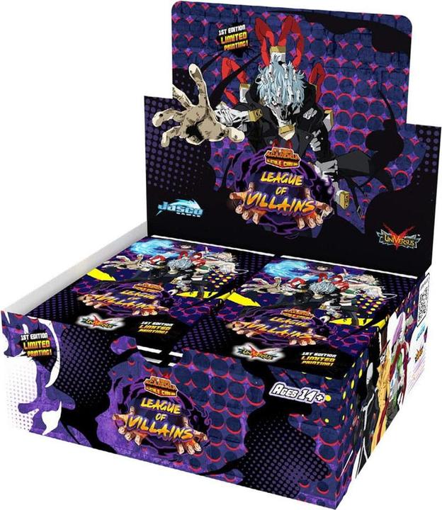 Jasco Games My Hero Academia présentoir Booster Packs série 4 League of Villains (24) *ANGLAIS* (Anglais, Pack de boosters)
