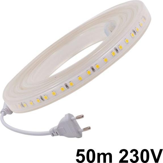 Produktbild Lumina Swiss 50m LED-Streifen HD 230V 1365lm/m 15W/m Warm 3000K (Warmweiss, 5000 cm, Outdoor)