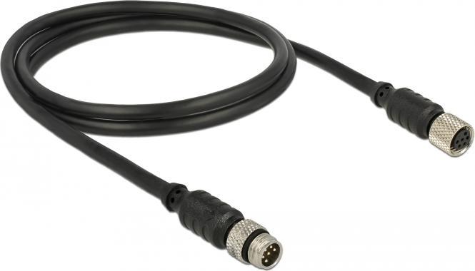Navilock GPS-Kabel 6-poliges M8 (M) bis 6-poliges M8 (W)
