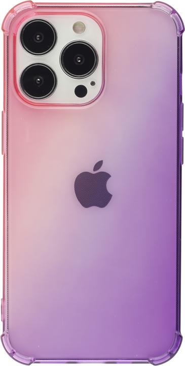 Image du produit PhoneLook Coque Bumper Rainbow Silicone anti-choc avec bords protégés rose (Apple iPhone 13 Pro Max)
